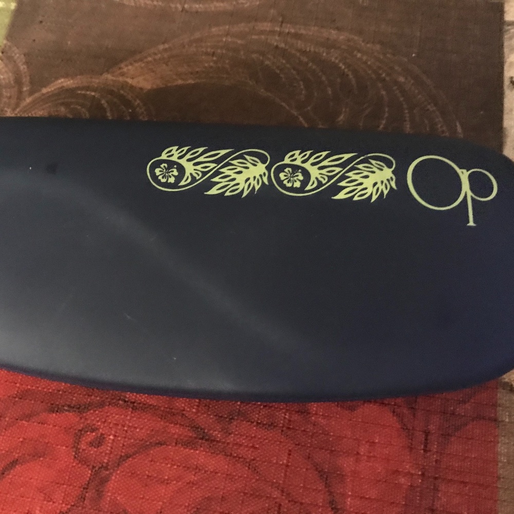 OP eyeglass case hard sided